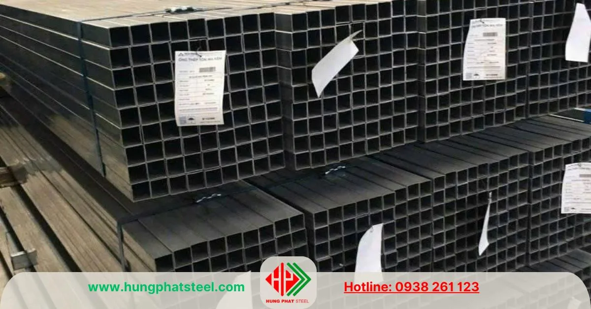Thép hộp vuông mạ kẽm Hòa Phát