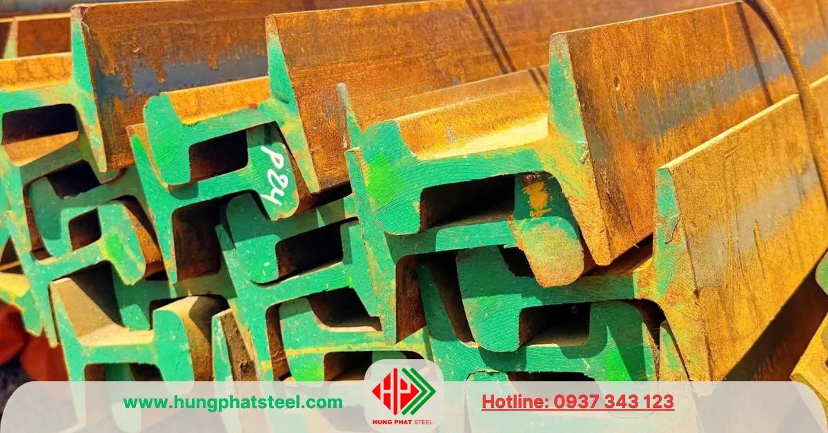 Thép ray P24 (sắt ray tàu P24)