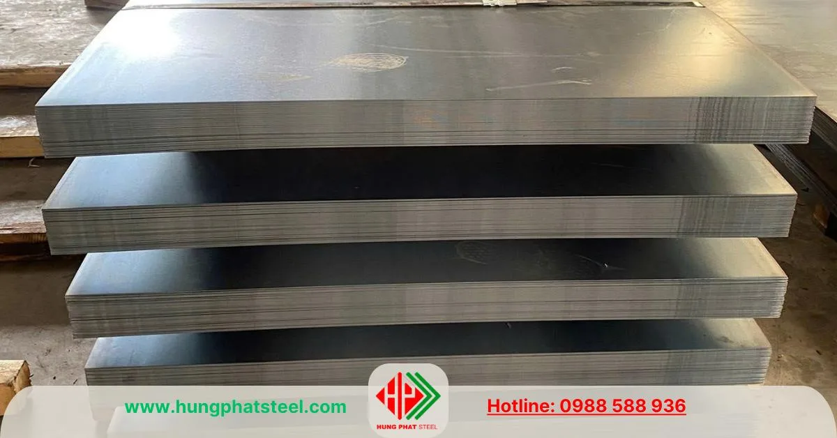 Thép tấm 1ly (sắt tấm 1mm) sẵn kho Thép Hùng Phát