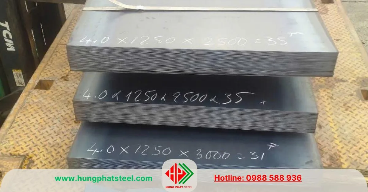 Thép tấm 4ly (sắt tấm 4mm)