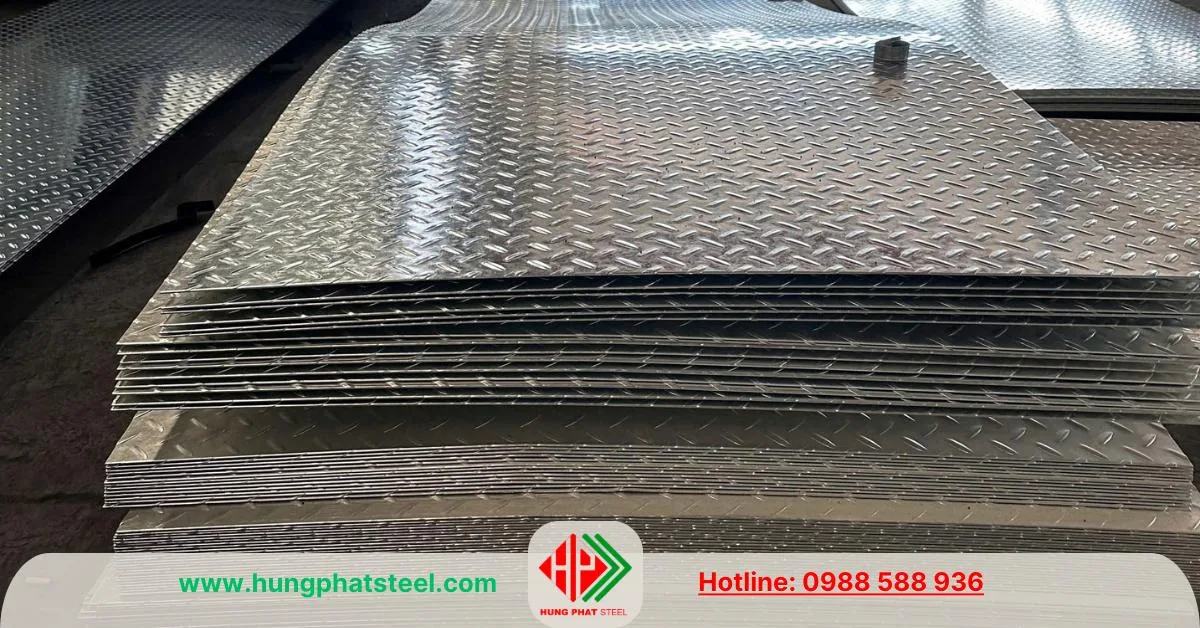 Thép tấm gân mạ kẽm