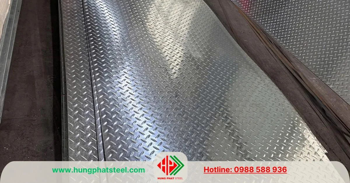 Thép tấm gân mạ kẽm