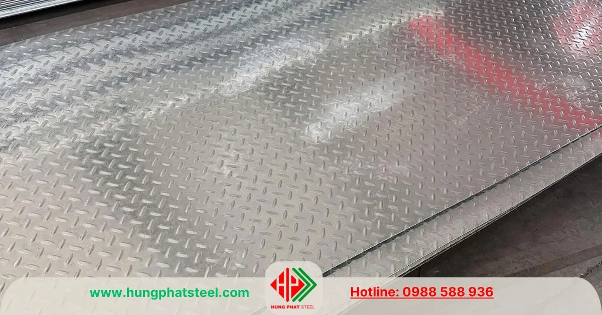 Thép tấm gân mạ kẽm
