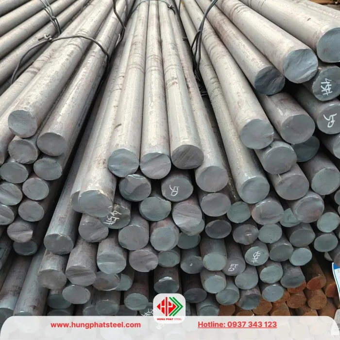 Thép tròn đặc phi 50 (Láp đặc D50)