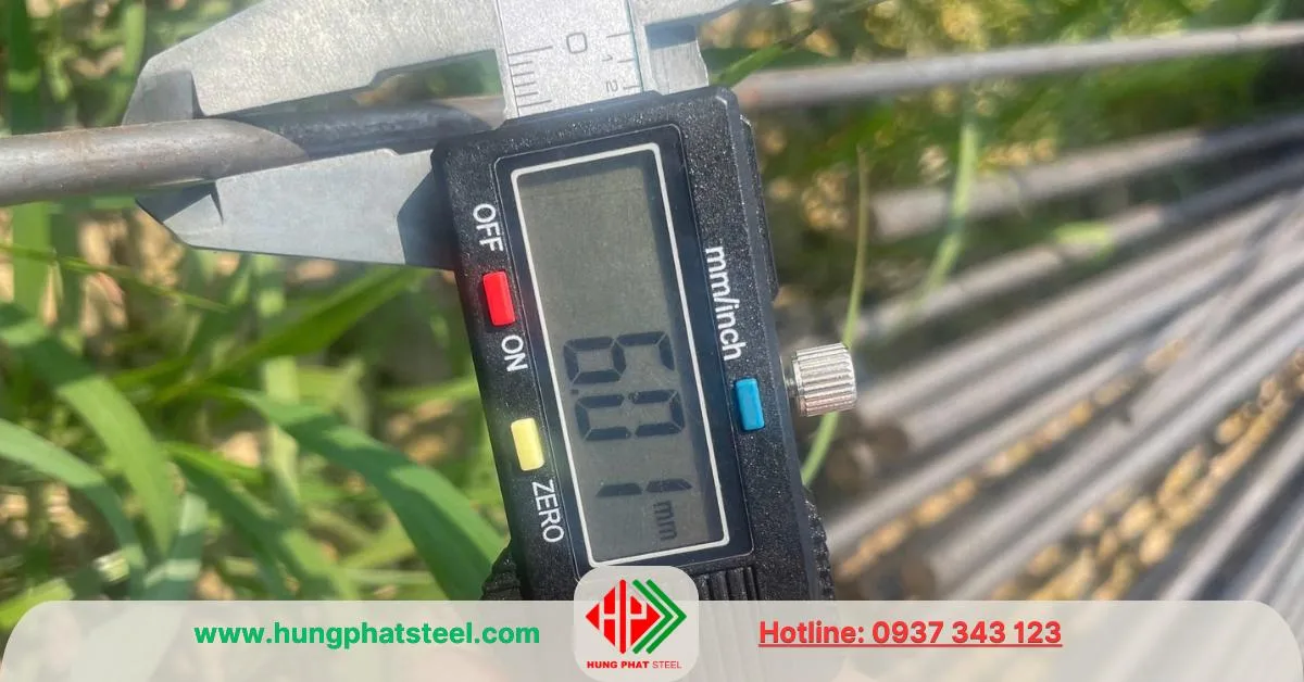 Thép tròn đặc phi 6 (Láp đặc D6)