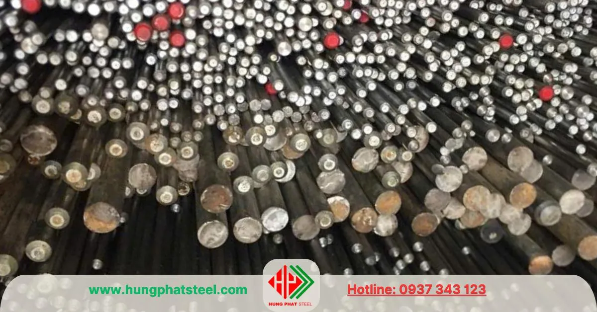 Thép tròn đặc phi 6 (Láp đặc D6)
