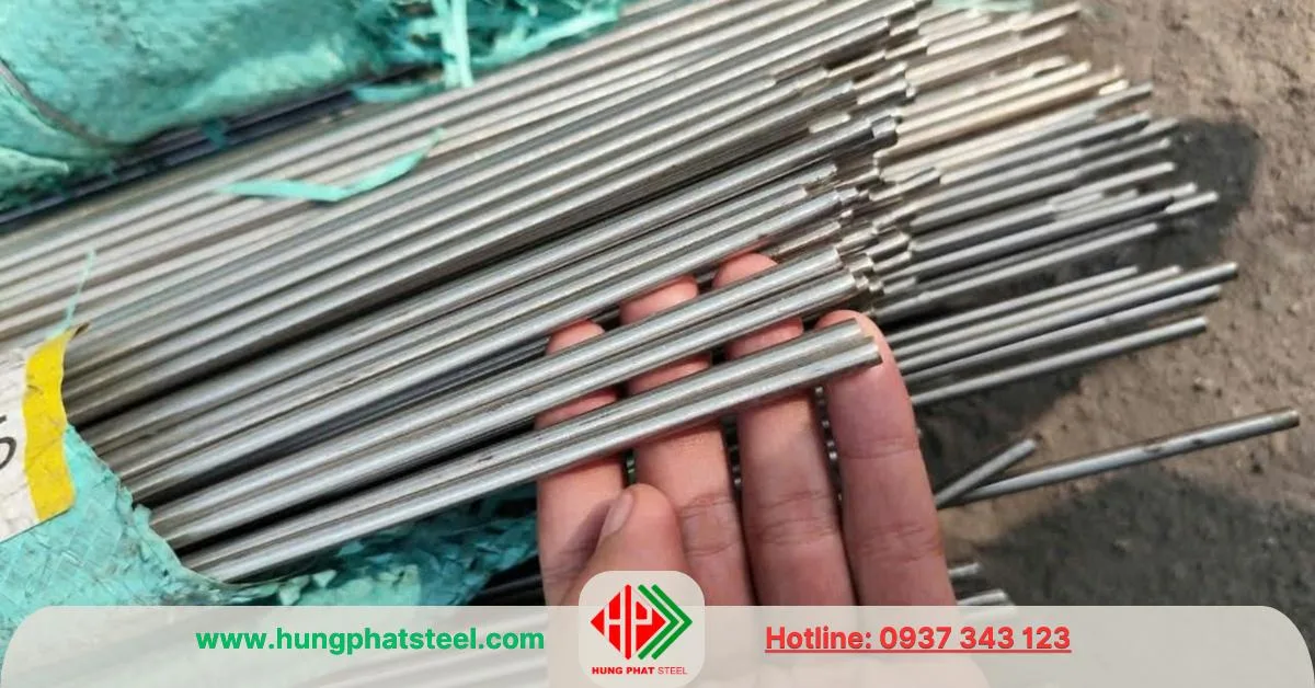 Thép tròn đặc phi 6 (láp D6)