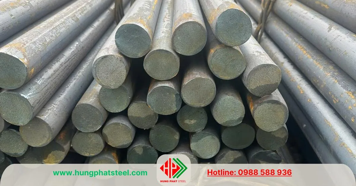 Thép tròn đặc phi 75 (Láp D75)