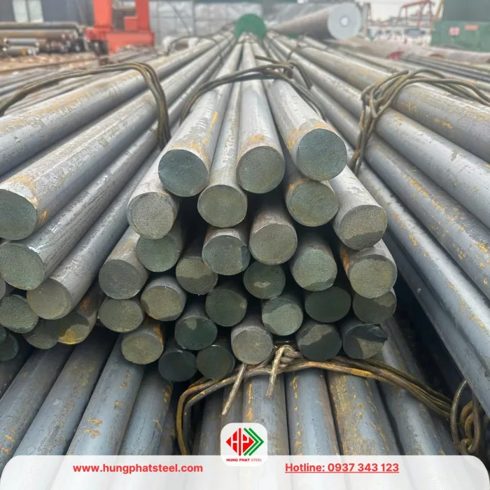 Thép tròn đặc phi 75 (Láp D75)