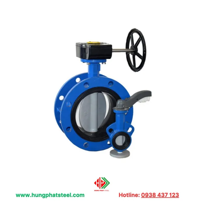 Van bướm tâm PN16 dạng mặt bích - Hình ảnh 3