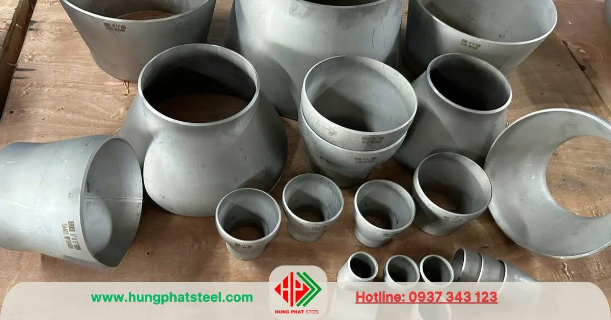 Bầu INOX đồng tâm (côn thu hàn)