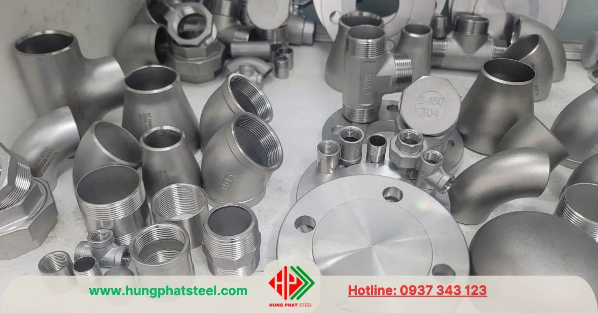 Các loại phụ kiện nối ống INOX, Nối Ren, Nối Hàn