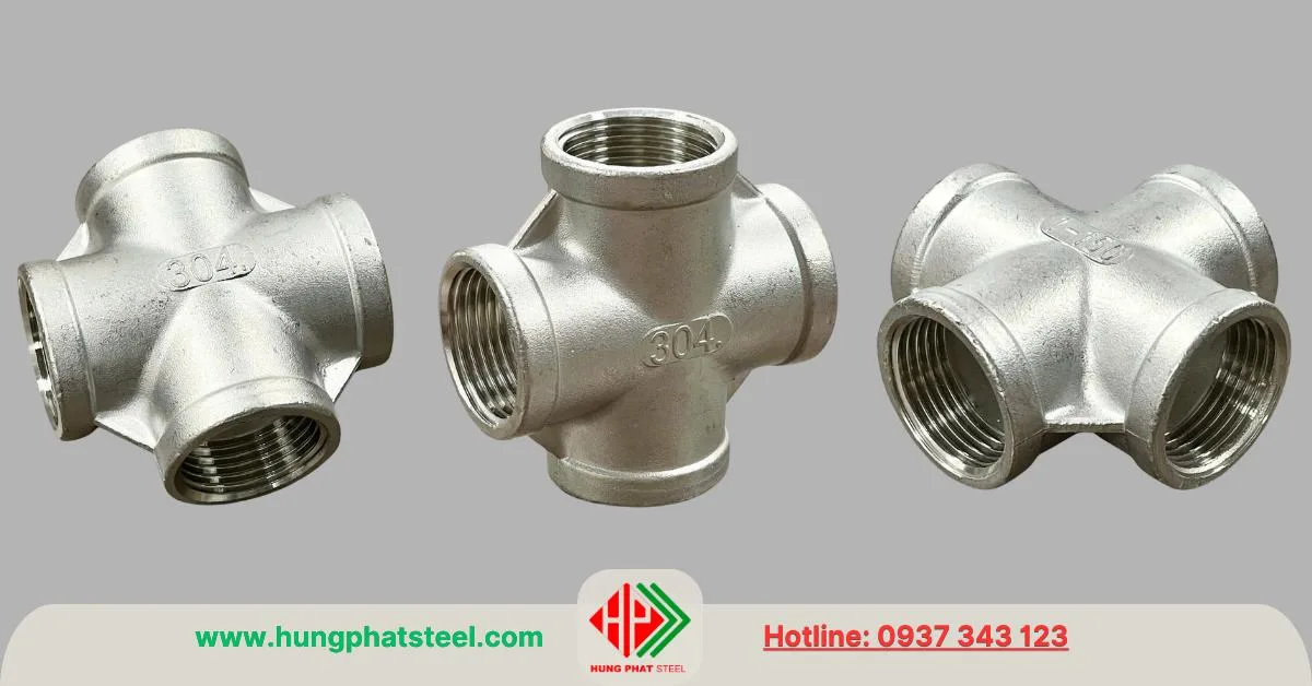 Chữ thập inox 304 (cross)