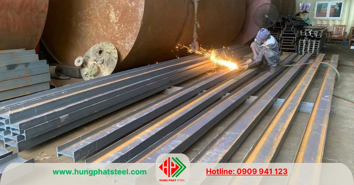 Chúng tôi nhận cắt khúc thép I150 Posco theo yêu cầu