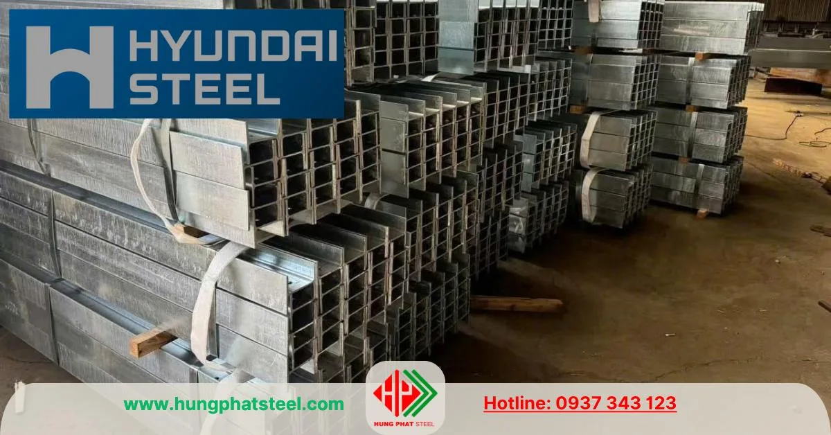 Chúng tôi nhận gia công mạ kẽm nhúng nóng thép H Hyundai