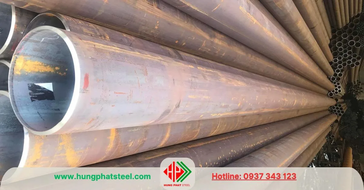 Dòng ống đúc DN300 chưa sơn phủ