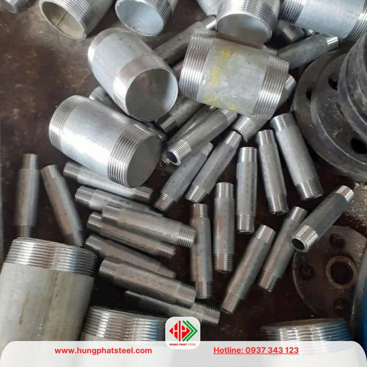 Kép 2 đầu ren 100mm 200mm (XEM 1 tấc 2 tấc