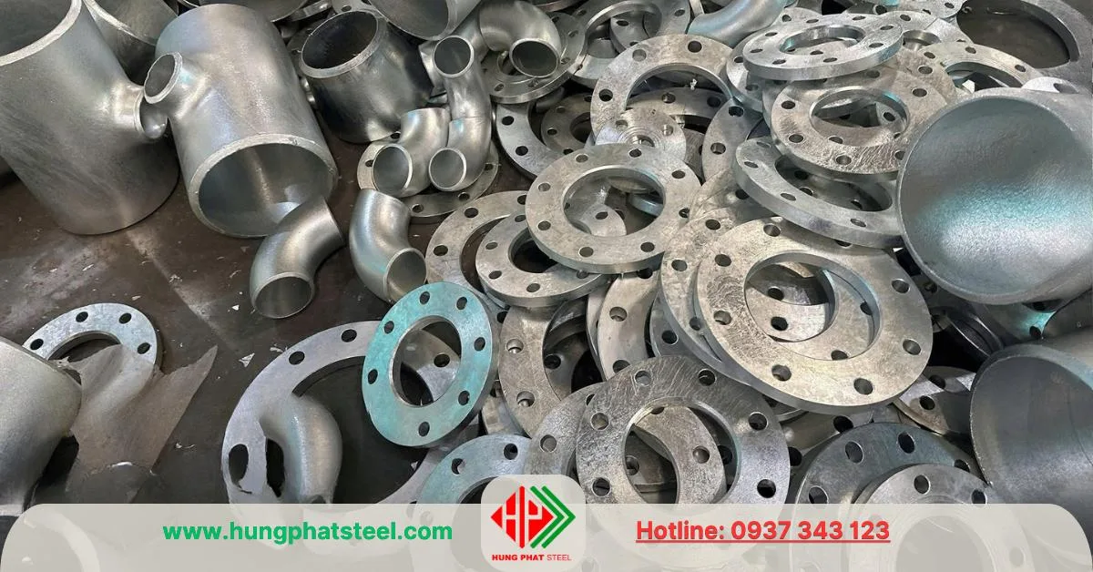 Mặt bích thép mạ kẽm nhúng nóng