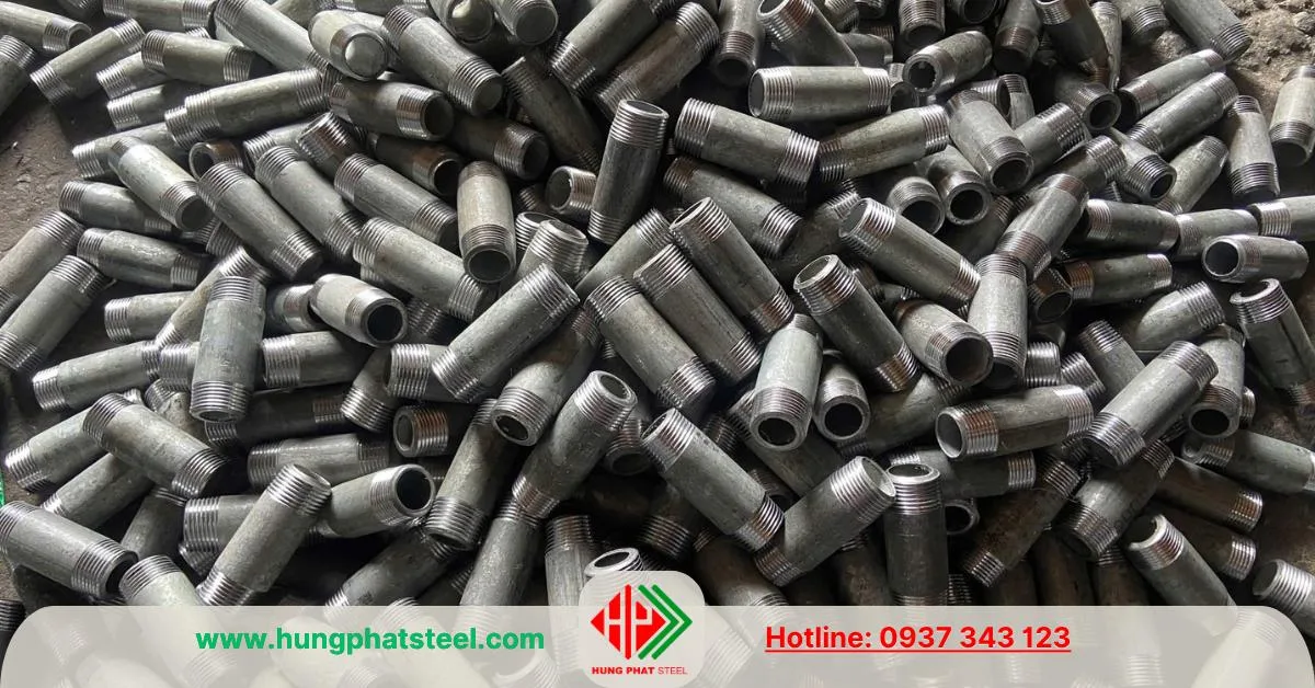 Ống nối 2 đầu ren 1 tấc (10cm-100mm)