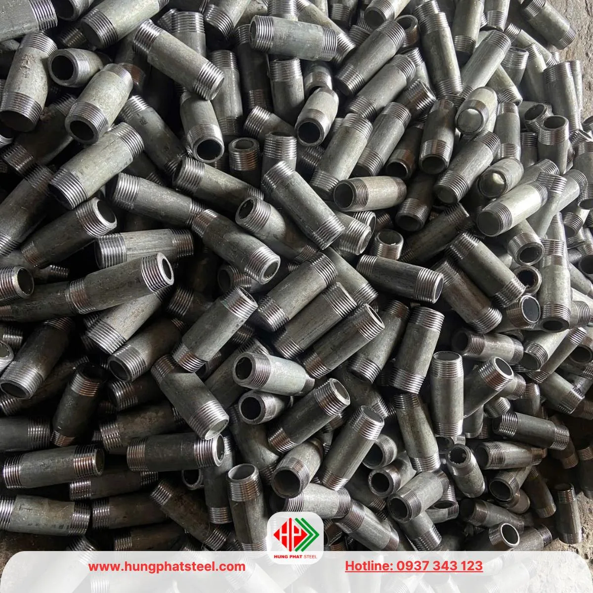 Ống nối 2 đầu ren 1 tấc (10cm)