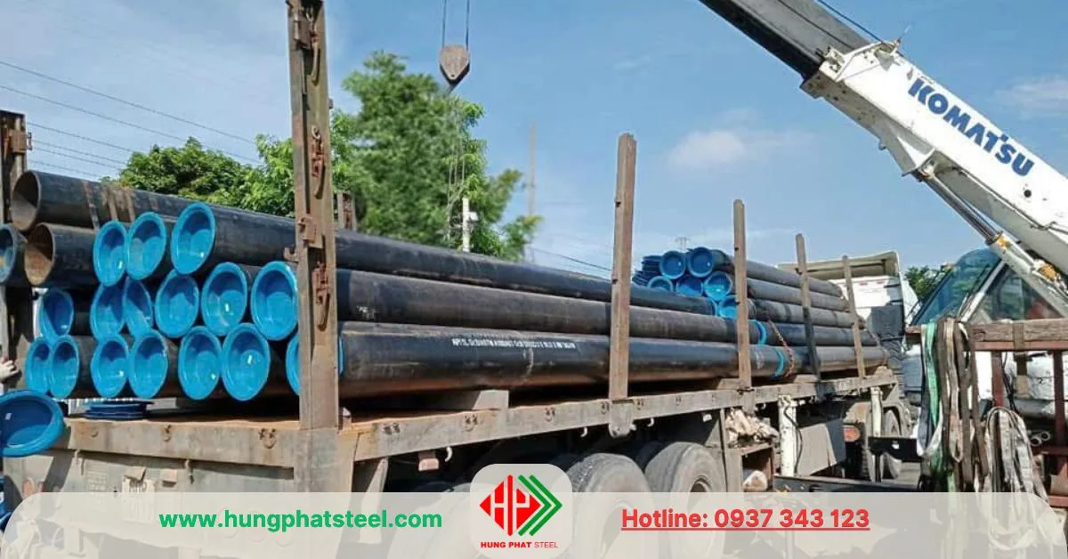 Ống thép đúc đen phi 273 DN250 sẵn kho Thép Hùng Phát