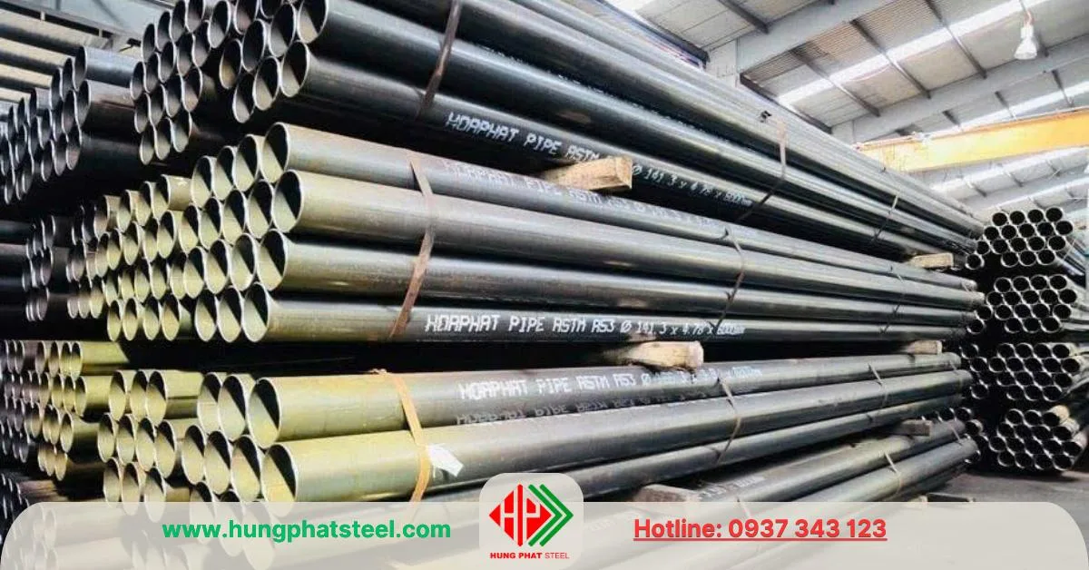 Ống thép hàn đen Hòa Phát