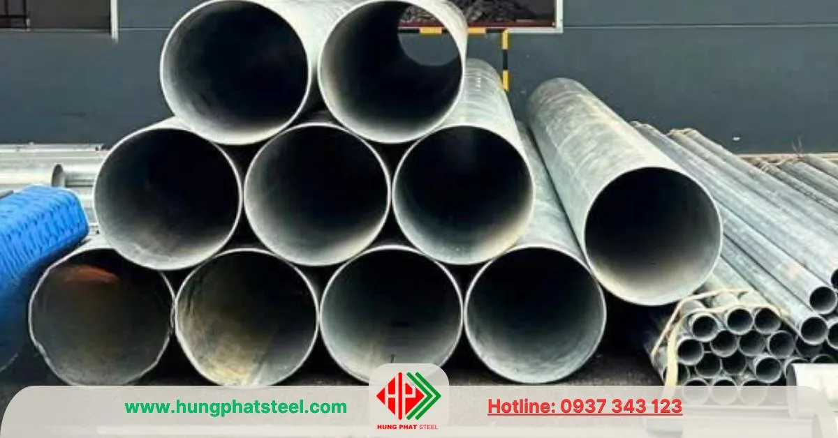 Ống thép mạ kẽm phi 610 DN600