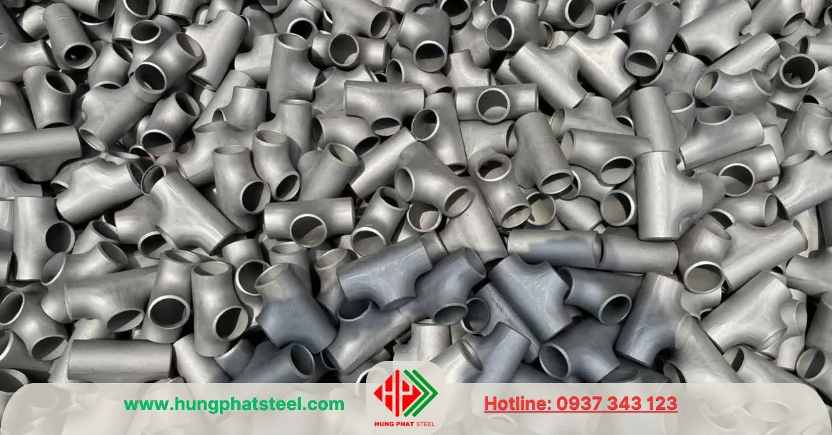 Tê hàn inox sẵn kho Thép Hùng Phát