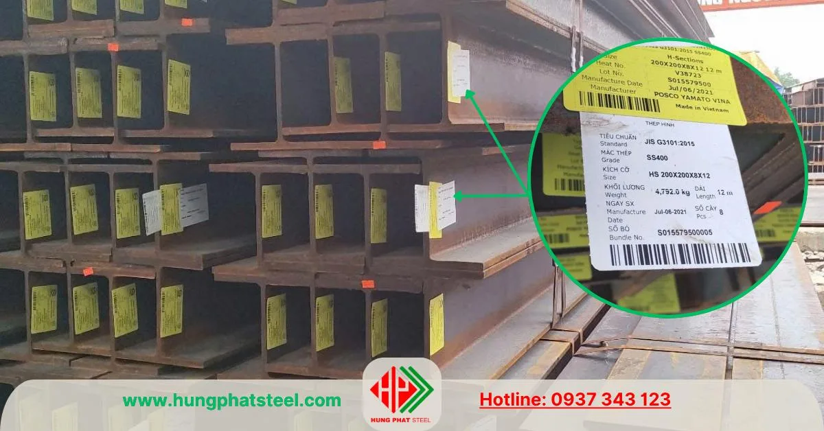 Thép H200x200 POSCO