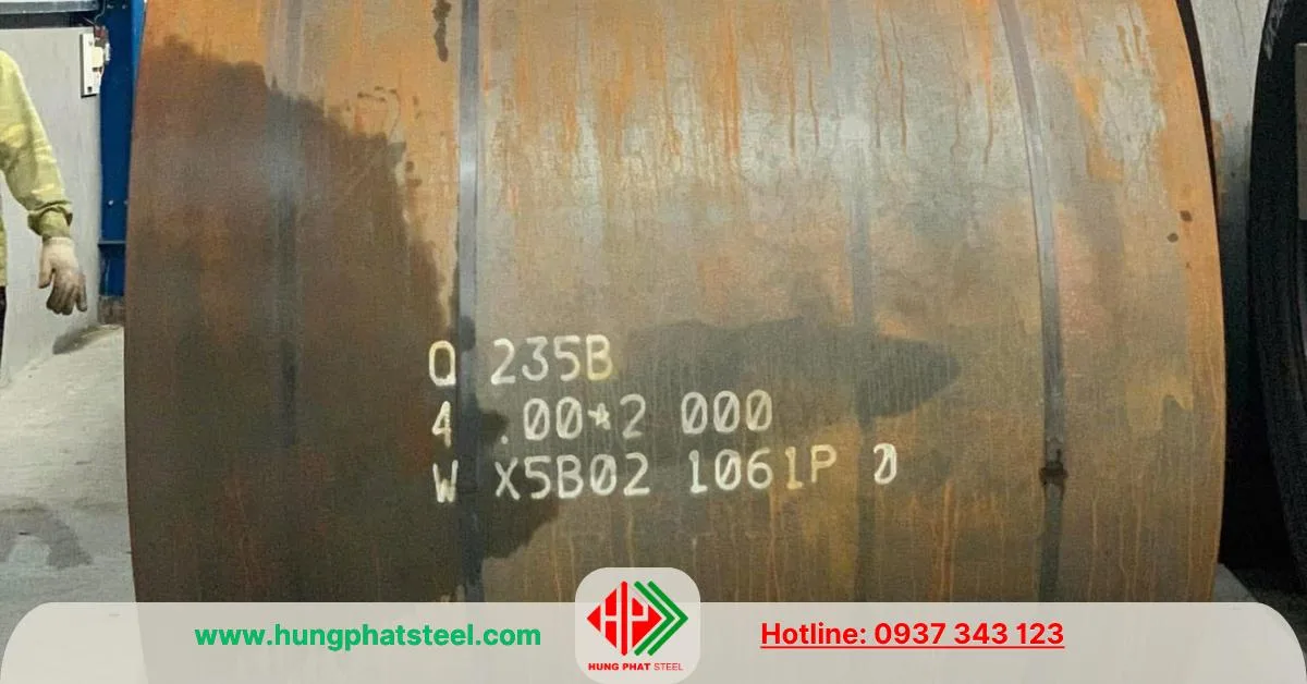 Thép Q235 dày 4ly