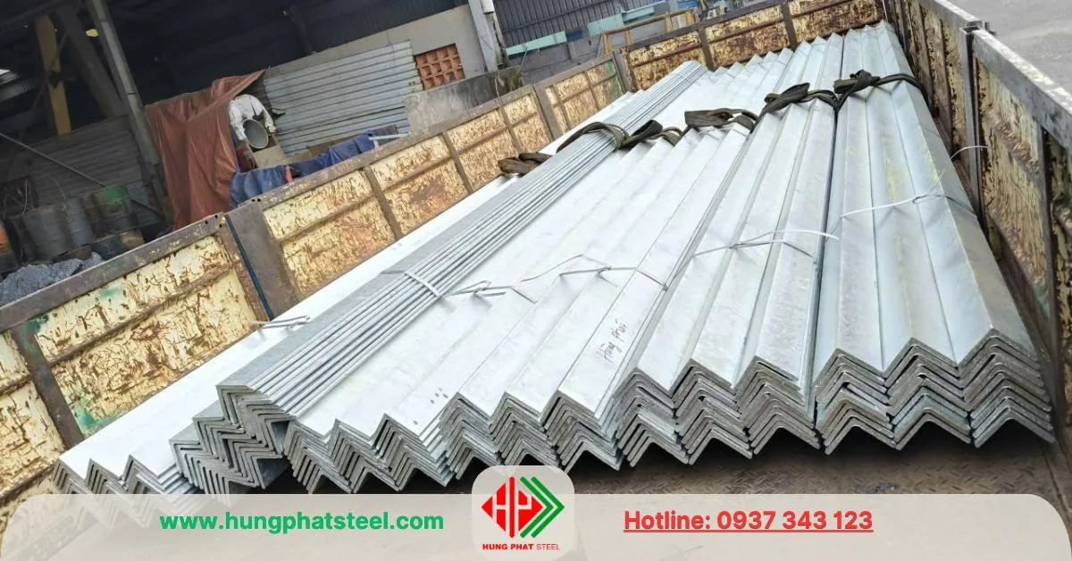 Thép V100 mạ kẽm nhúng nóng