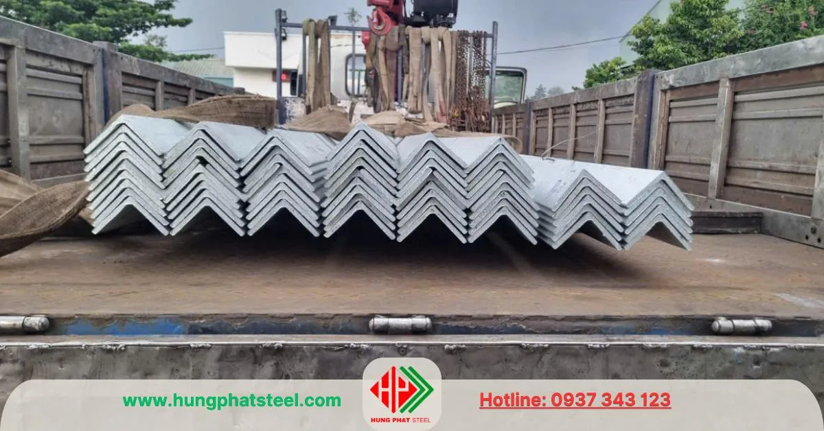 Thép V100 mạ kẽm nhúng nóng