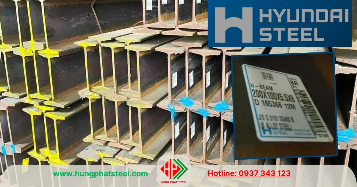 Thép hình H Hyundai (H-Beam)
