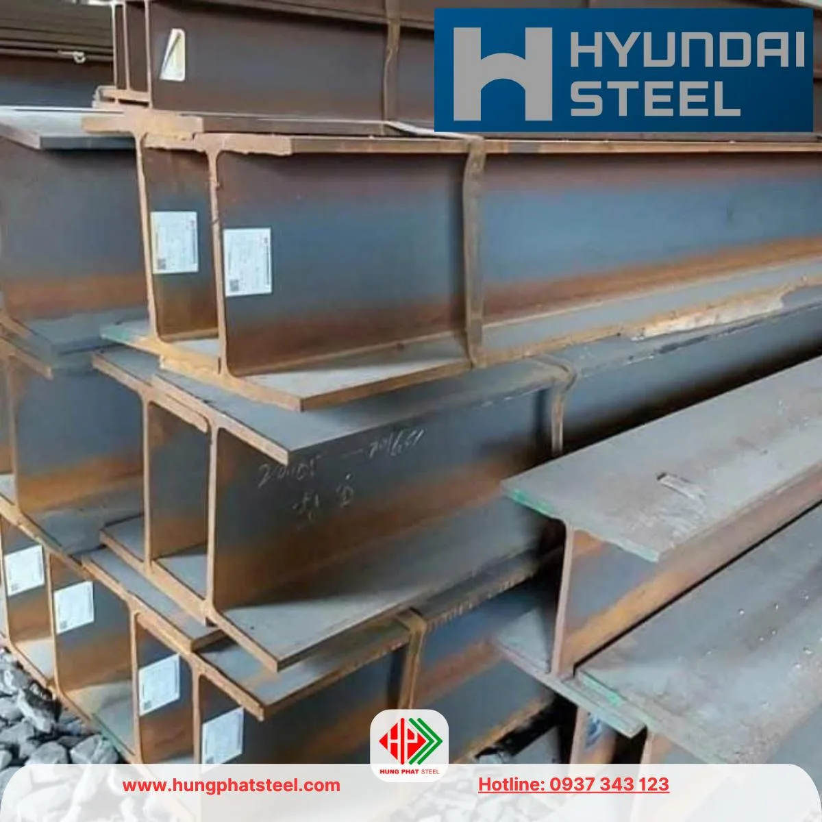 Thép hình H Hyundai (H-Beam)