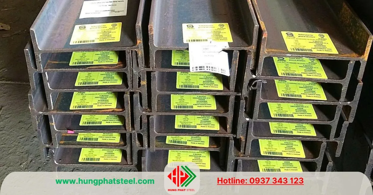 Thép hình H200x100 Posco