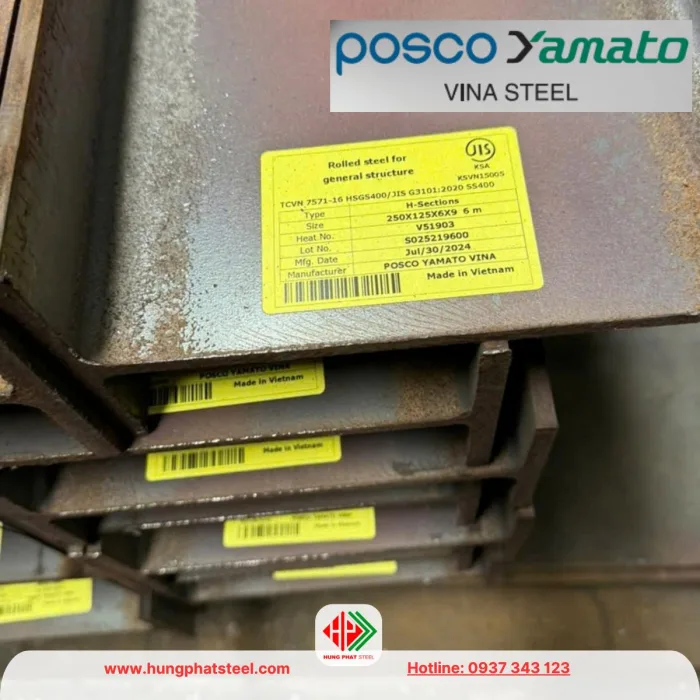 Thép hình H250 POSCO