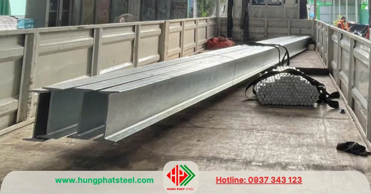 Thép hình H600 Posco mạ kẽm nhúng nóng (I600)