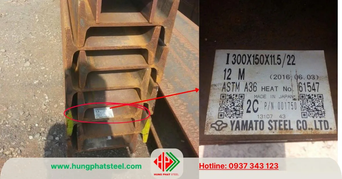 Thép hình I Nhật Bản (I-Beam made in Japan)