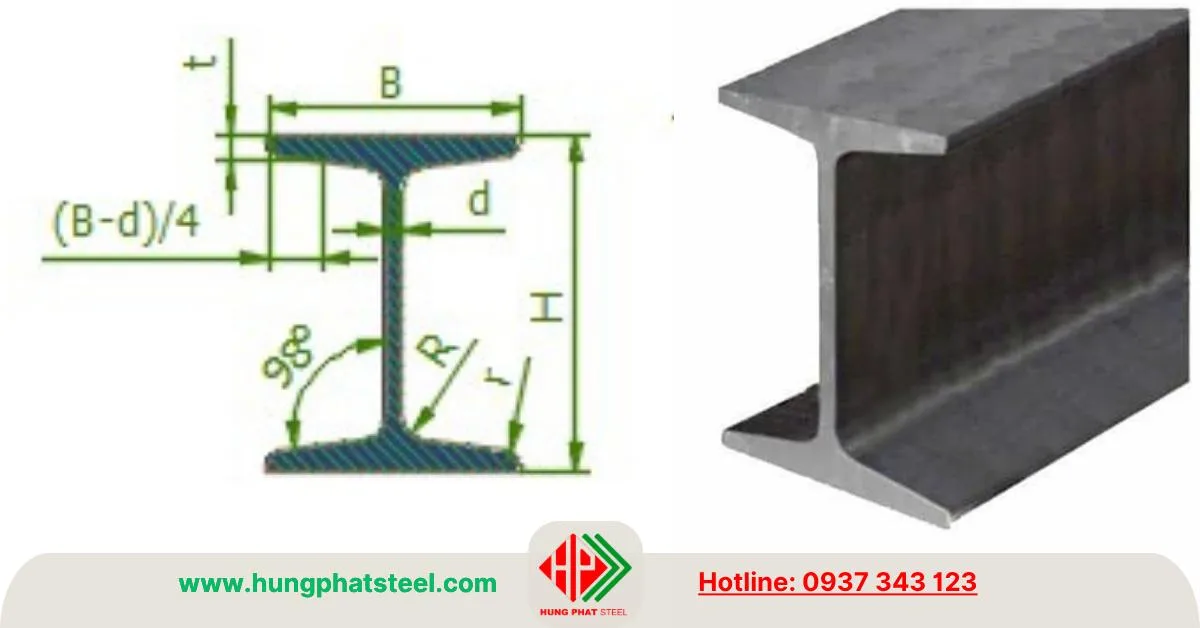 Thép hình I Trung Quốc (I-Beam made in China)