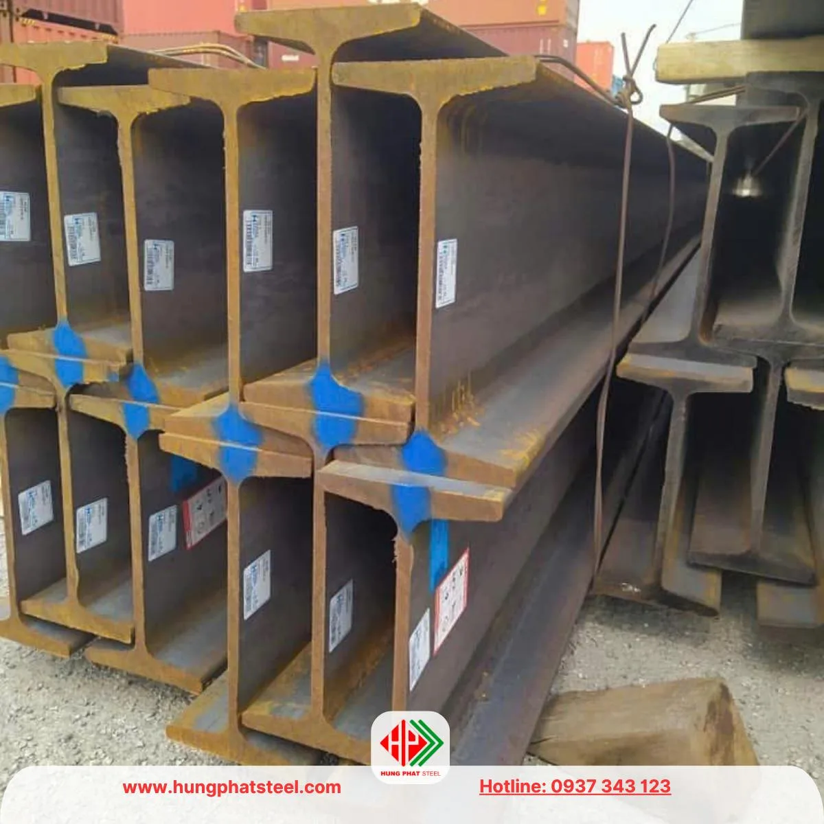 Thép hình I thương hiệu hyundai