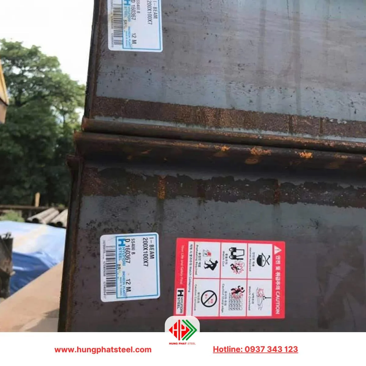 Thép hình I thương hiệu hyundai