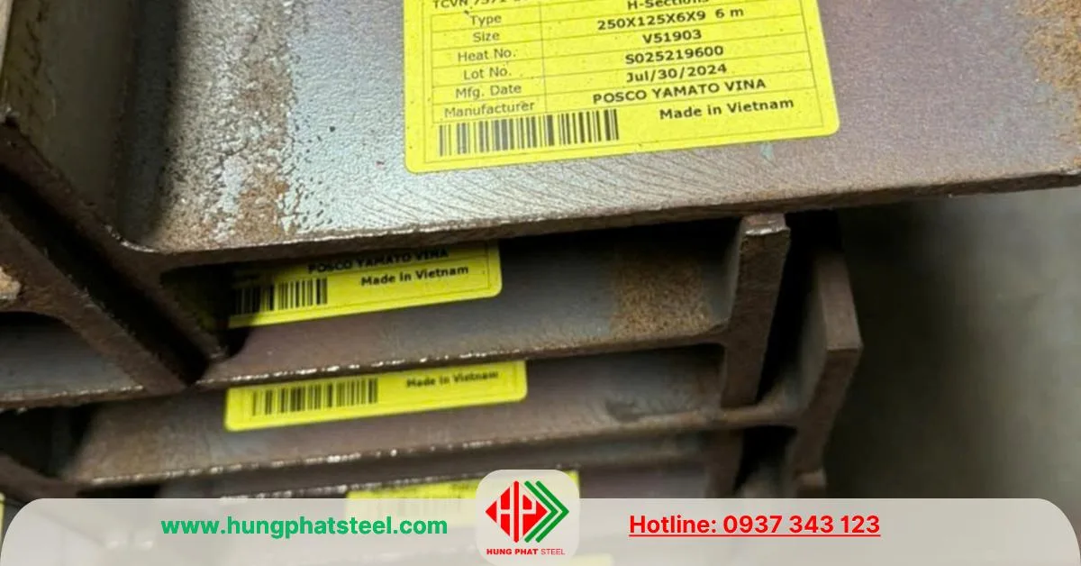 Thép hình I250 Posco