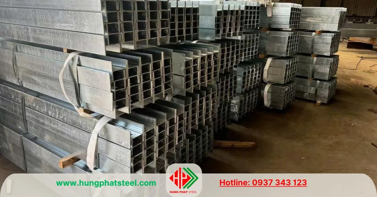 Thép hình Posco được mạ kẽm nhúng nóng từ 3-5 ngày