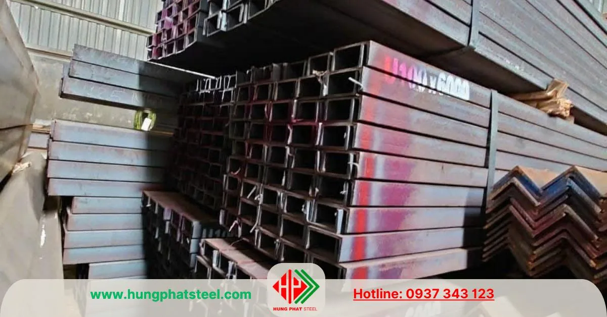 Thép hình U100 dài 6m