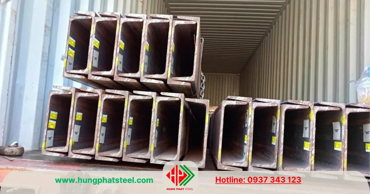Thép hình U250 đúc nhập khẩu