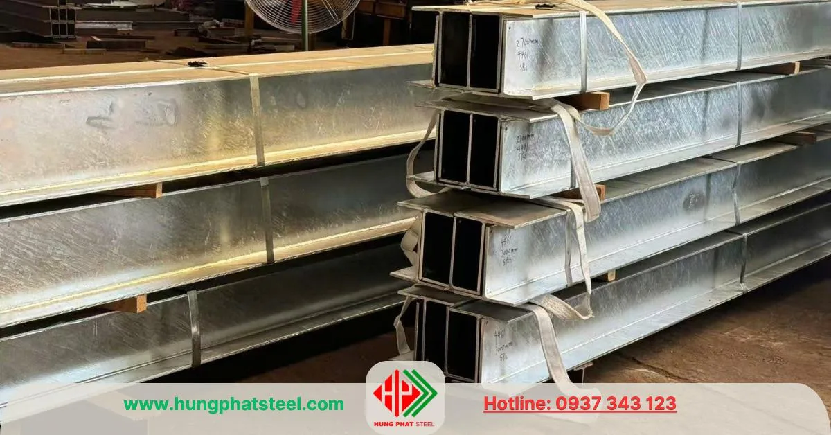 Thép hình chữ I - mạ kẽm