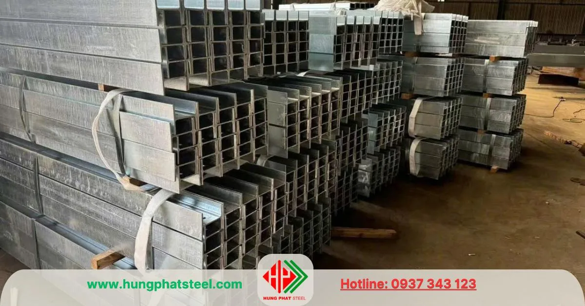 Thép hình chữ I - mạ kẽm