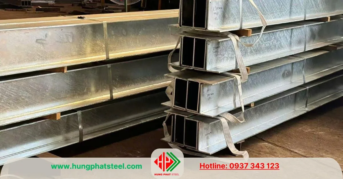 Thép hình i150 mạ kẽm nhúng nóng