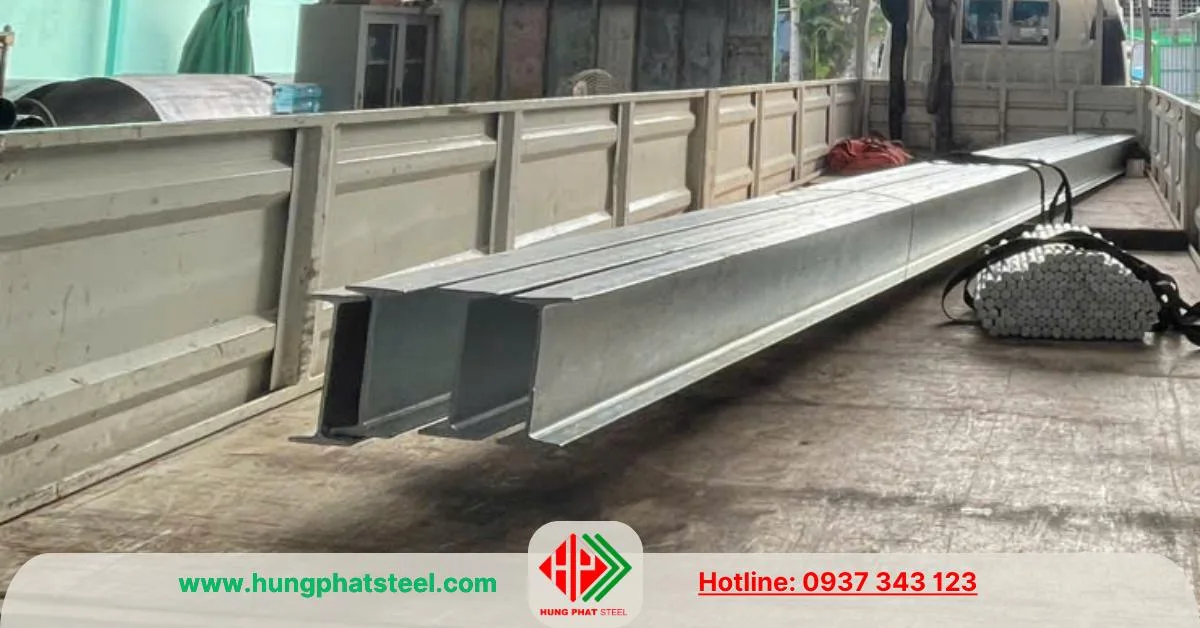 Thép hình i350 posco mạ kẽm nhúng nóng