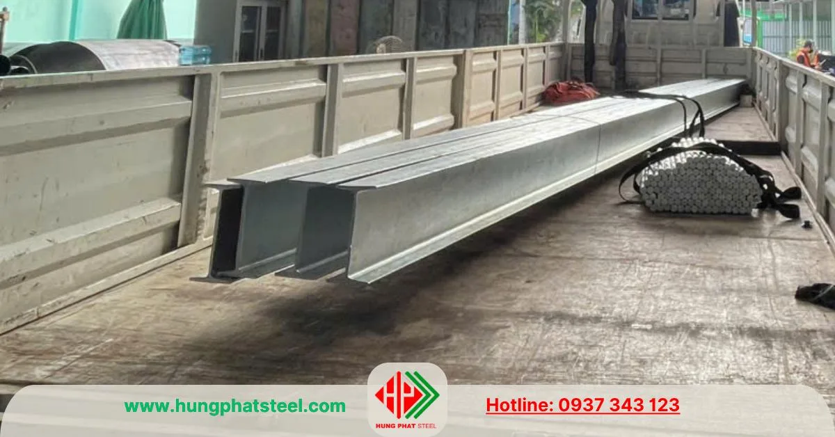 Thép hình i400x200 POSCO mạ kẽm nhúng nóng